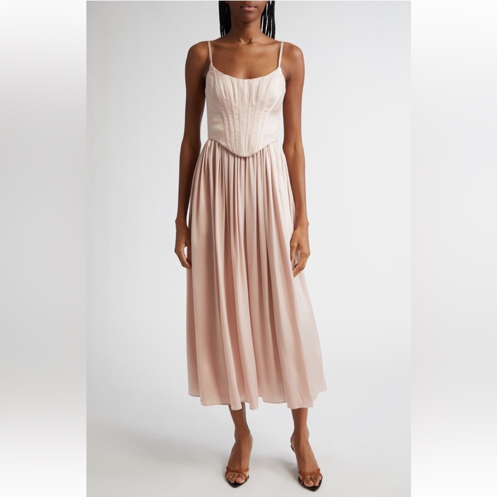 NWT Zimmermann Silk Corset Midi Dress Size 0 (US4)